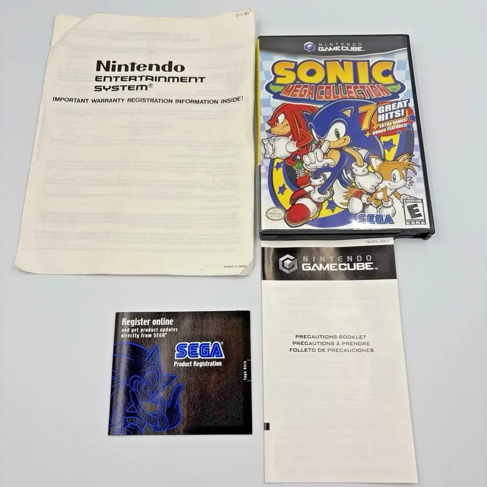 Lot Misc Nintendo/Sega Manuals Gamecube Nintendo DS/3DS NES and more